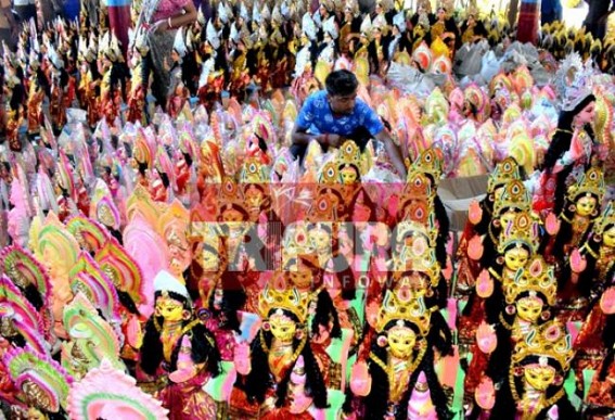 Less crowd this year at Laxmi idol markets 